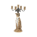 Bold Monkey Proudly Crowned Panther Candle Holder – Spotted