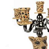 Bold Monkey Proudly Crowned Panther Candle Holder – Spotted