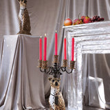 Bold Monkey Proudly Crowned Panther Candle Holder – Spotted