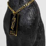 Bold Monkey Proudly Crowned Panther Candle Holder – Black