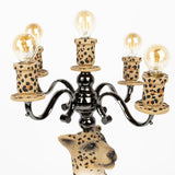 Bold Monkey Proudly Crowned Panther Floor Lamp – Spotted