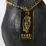 Bold Monkey Proudly Crowned Side Table – Black