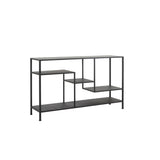 Light & Living Yvana Console Table in Matt Black