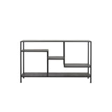 Light & Living Yvana Console Table in Matt Black