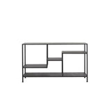 Light & Living Yvana Console Table in Matt Black