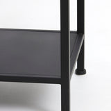 Light & Living Yvana Console Table in Matt Black