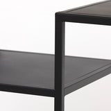 Light & Living Yvana Console Table in Matt Black