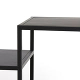 Light & Living Yvana Console Table in Matt Black