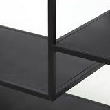 Light & Living Yvana Open Cabinet in Matt Black