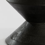 Light & Living Larus Zig Zag Side Table in Matt Black