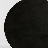 Light & Living Larus Zig Zag Side Table in Matt Black