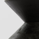 Light & Living Larus Zig Zag Side Table in Matt Black