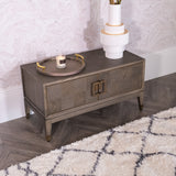 Fernsby Squares Entertainment Unit with Oak and Brass