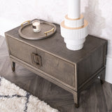 Fernsby Squares Entertainment Unit with Oak and Brass