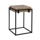 Richmond Interiors Calloway End Table with Aluminium Top