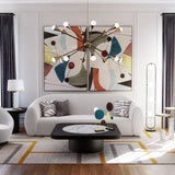 Liang & Eimil Mythos Coffee Table in White Marble & Black Ash Veneer