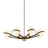 Hudson Valley Lighting Ace Candelier in Hand-Worked Iron with 8 Lights