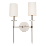 Hudson Valley Lighting Amherst Wall Sconce Dual Light with Steel