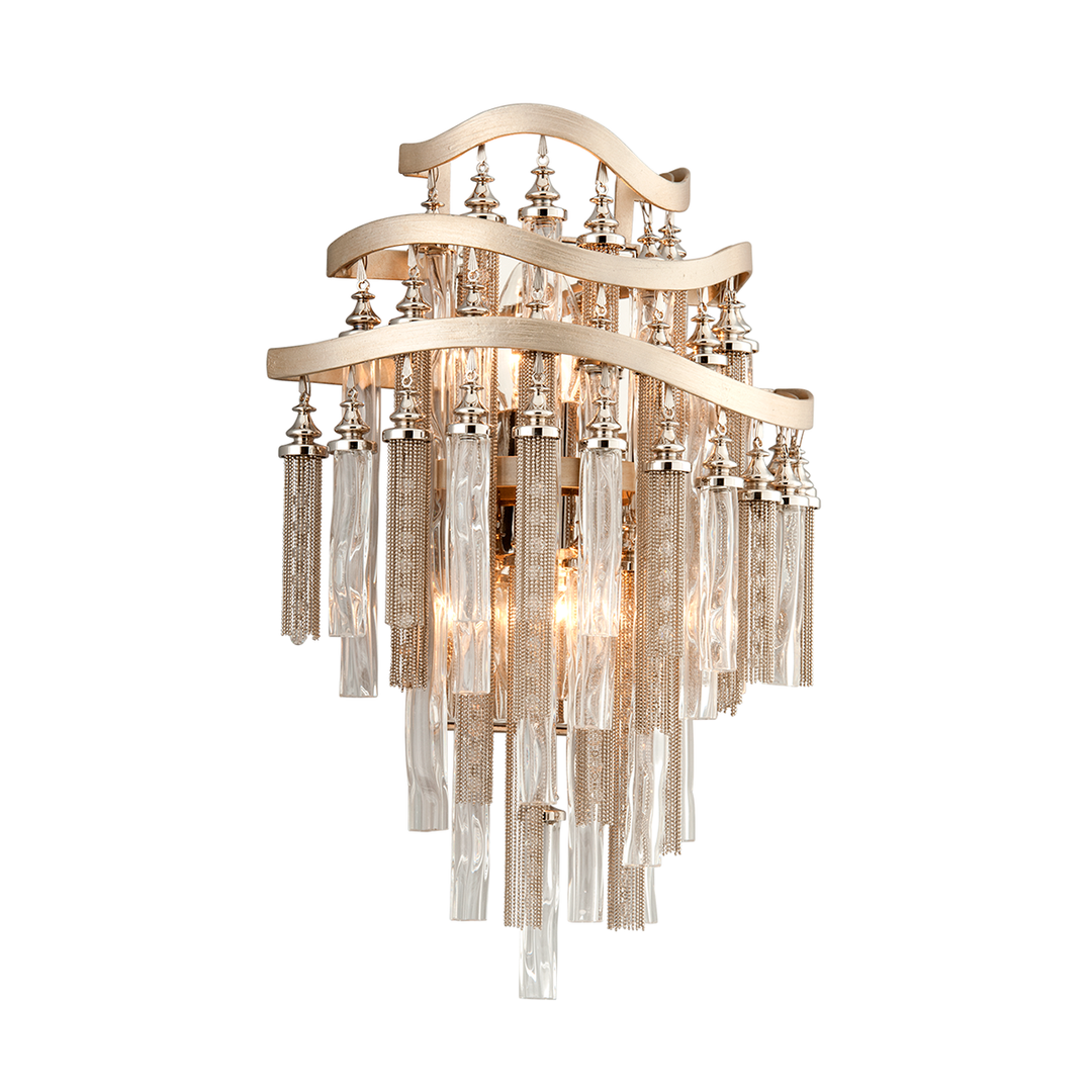 Hudson Valley Lighting Chimera Large Wall Sconce with Hand-Worked Iron