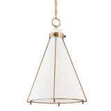 Hudson Valley Lighting Eldridge Large Pendant Light with Yellow Gold Finish Metal
