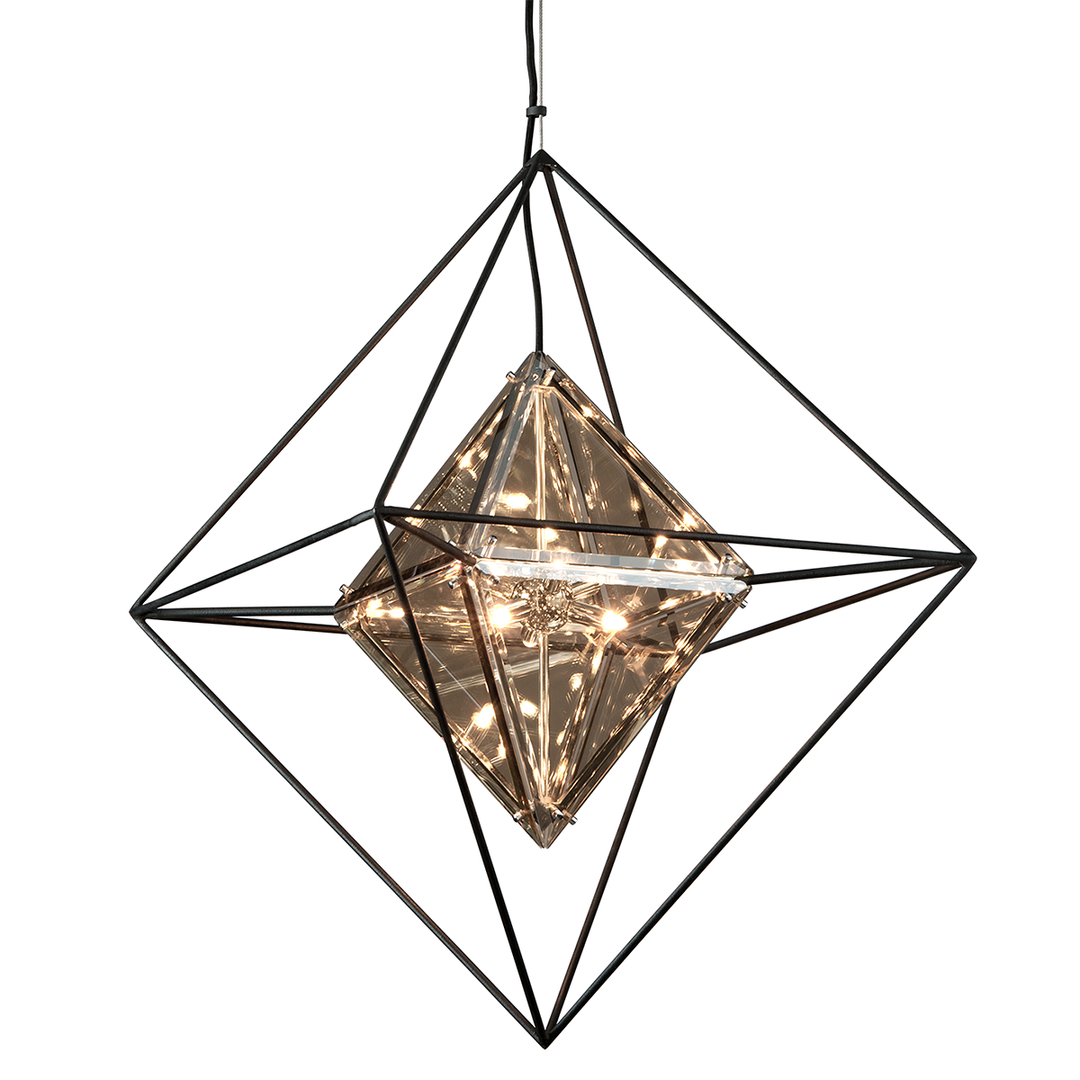 Hudson Valley Lighting Epic Pendant Light with Hand-Worked Iron with 6 Lights