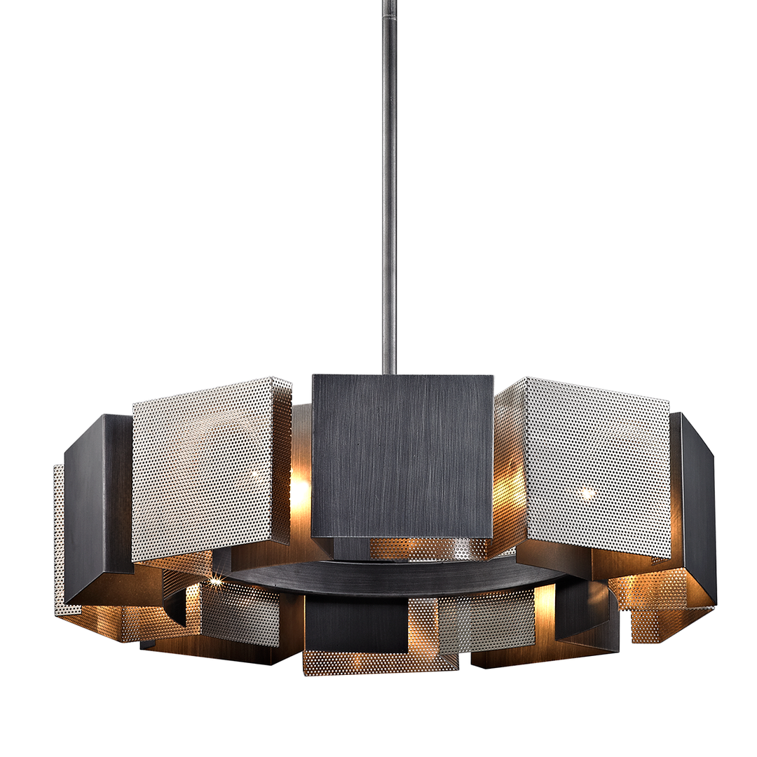 Hudson Valley Lighting Impression Pendant Light with Hand-Worked Iron
