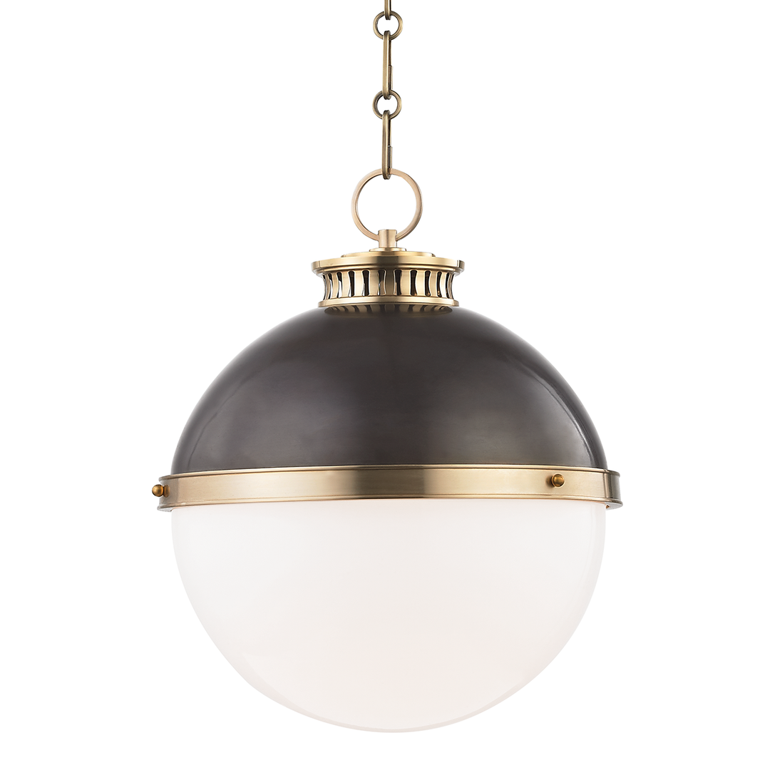 Hudson Valley Lighting Latham Large Pendant Light with Steel