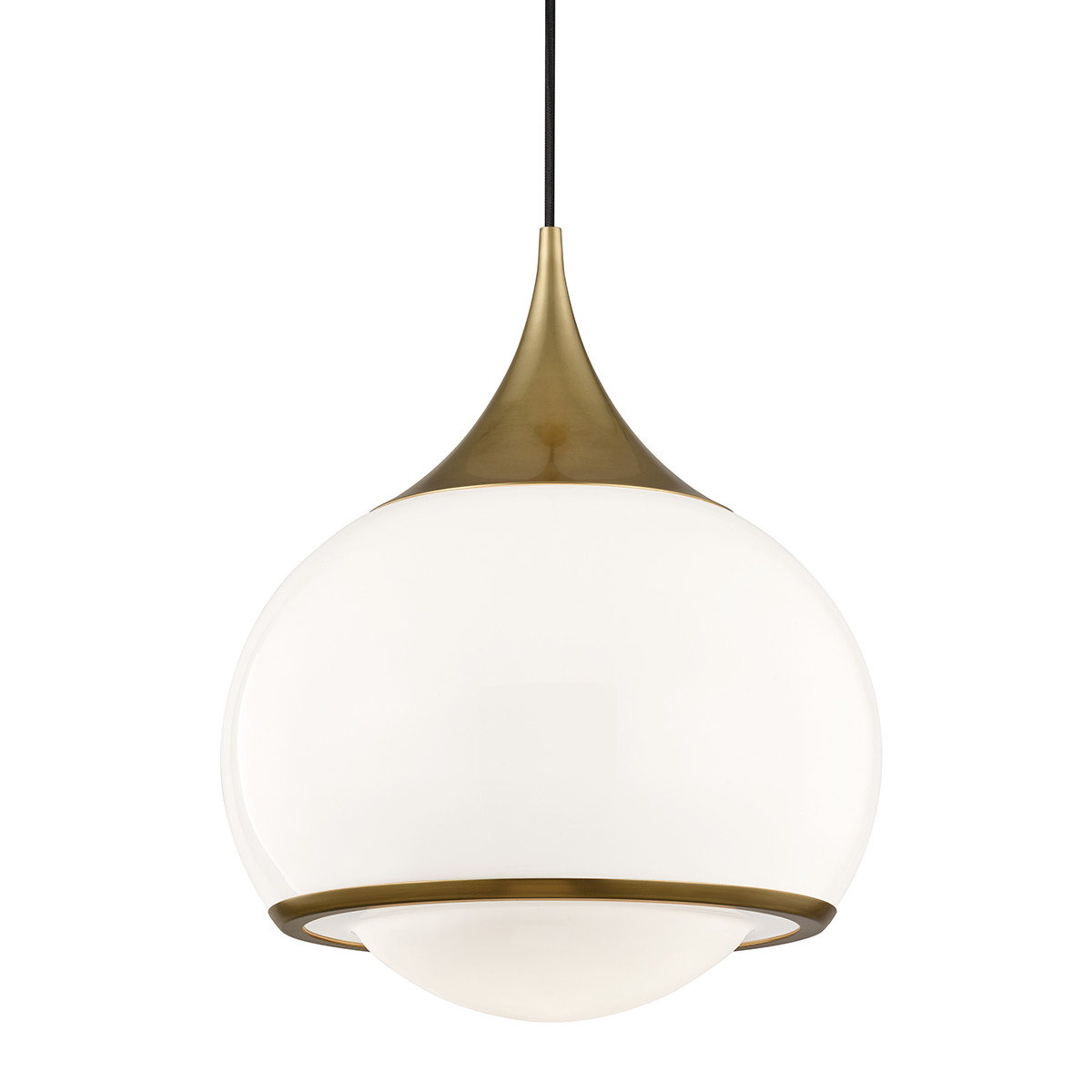 Hudson Valley Lighting Reese Large Pendant Light with Aged Bronze Finish Steel