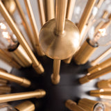 Hudson Valley Lighting Sparta Chandelier in Aged Brass – Small
