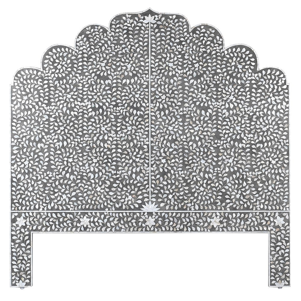 Hyderabad Headboard Inlaid with Mother of Pearl