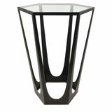Libra Interiors Catalan Bronze Gilded End Table