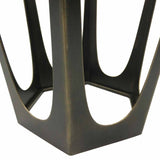 Libra Interiors Catalan Bronze Gilded End Table