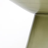 Light & Living Dakwa Side Table in Grey-Green Glass