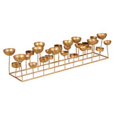 Large Gold Olympic Cauldron Style Tealight Holder