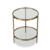 Liang & Eimil Adlon Side Table with Brushed Brass Effect