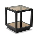 Liang & Eimil Mali Side Table with Bronze Tinted Glass
