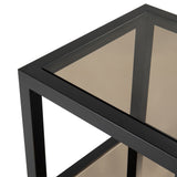 Liang & Eimil Mali Side Table with Bronze Tinted Glass