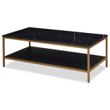 Liang & Eimil Max Coffee Table in Black and White Marble
