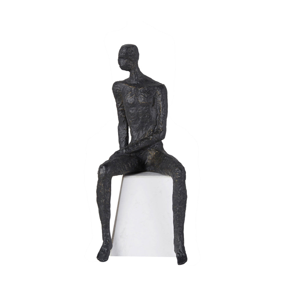 Liang & Eimil Penseur I Figurine from Dark Bronze Iron