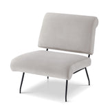 Liang & Eimil Abacus Occasional Chair - Gainsborough Ash Grey velvet