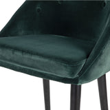 Liang & Eimil Arden Counter Stool - Gainsborough Emerald Green velvet