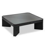 Liang & Eimil Baltimore Coffee Table in Black Ash and Glass