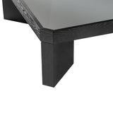 Liang & Eimil Baltimore Coffee Table in Black Ash and Glass
