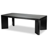 Liang & Eimil Baltimore Dining Table in Black Ash and Glass