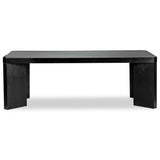 Liang & Eimil Baltimore Dining Table in Black Ash and Glass