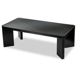 Liang & Eimil Baltimore Dining Table in Black Ash and Glass