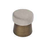 Liang & Eimil Cyrus Stool in Kaster Light Grey and Bronze