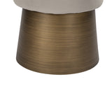 Liang & Eimil Cyrus Stool in Kaster Light Grey and Bronze