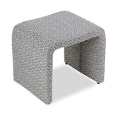 Liang & Eimil Mahak Low Stool with Emporio Pattern Fabric