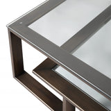 Liang & Eimil Mayfair Coffee Table with Glass and Antique Bronze